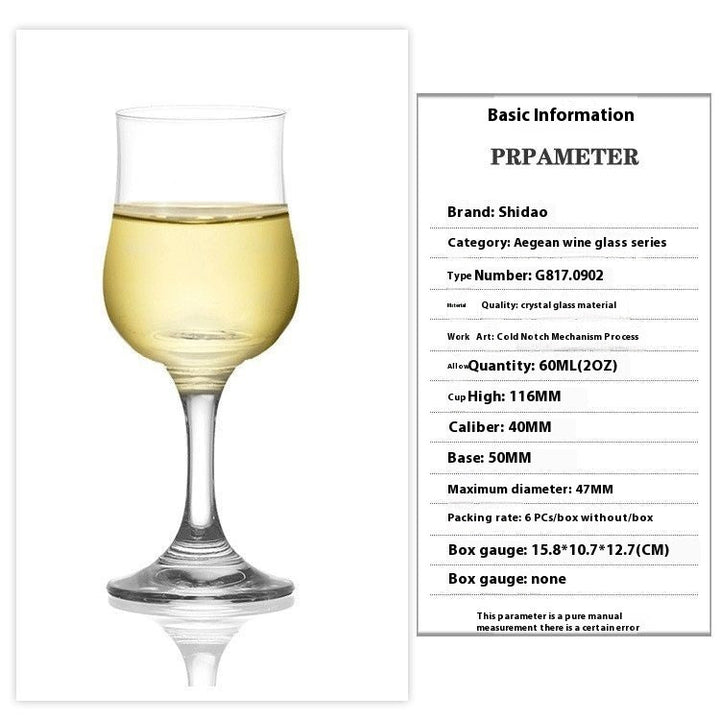Elevate Your Dining Experience with the Tulip Crystal Dessert Goblet Glass