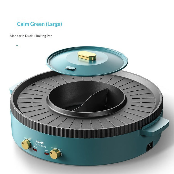 Discover the Ultimate Dining Experience with Our Multi-functional Hot Pot and Grill Combo