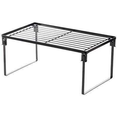 Maximize Your Space with the Stackable Iron Kitchen Appliance Storage Rack